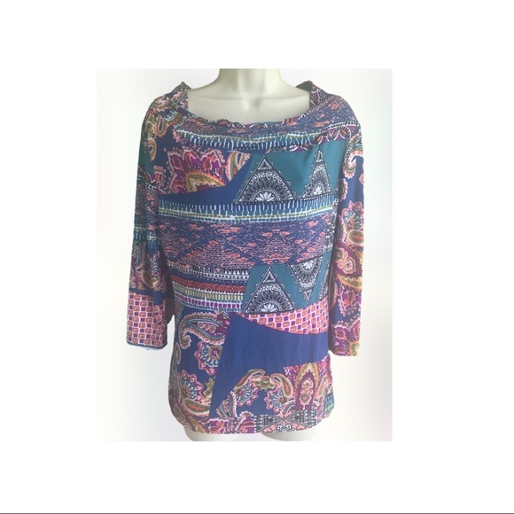 WOW- Very colorful Large blouse. - Picture 3 of 8